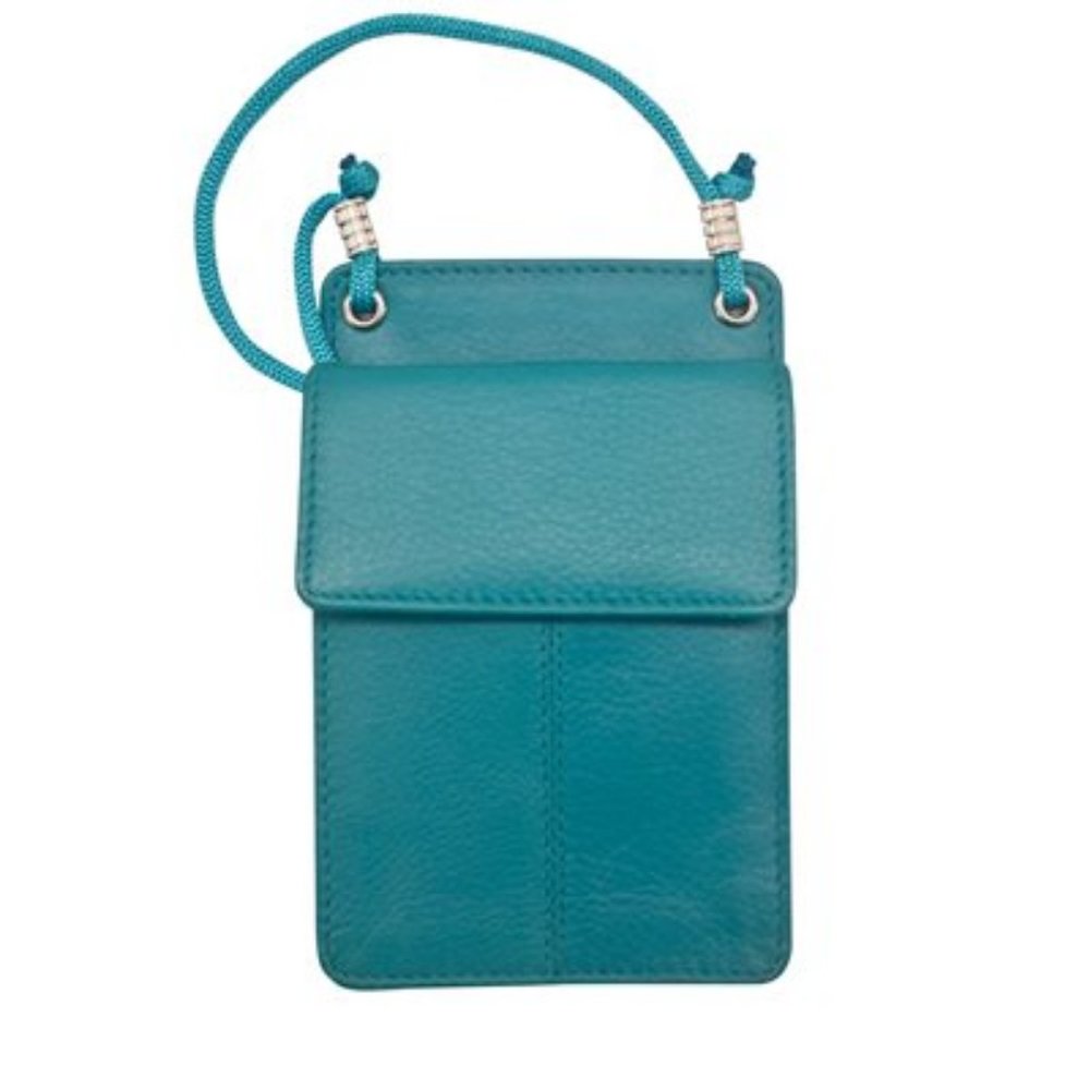 New genuine leather ID/cardholder lanyard
